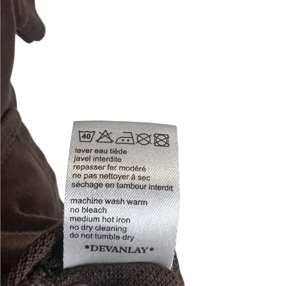 Lacoste Polo Shir t Mens 6 Large Brown Short Sleeve Alligator Crocodile Logo - Picture 6 of 6